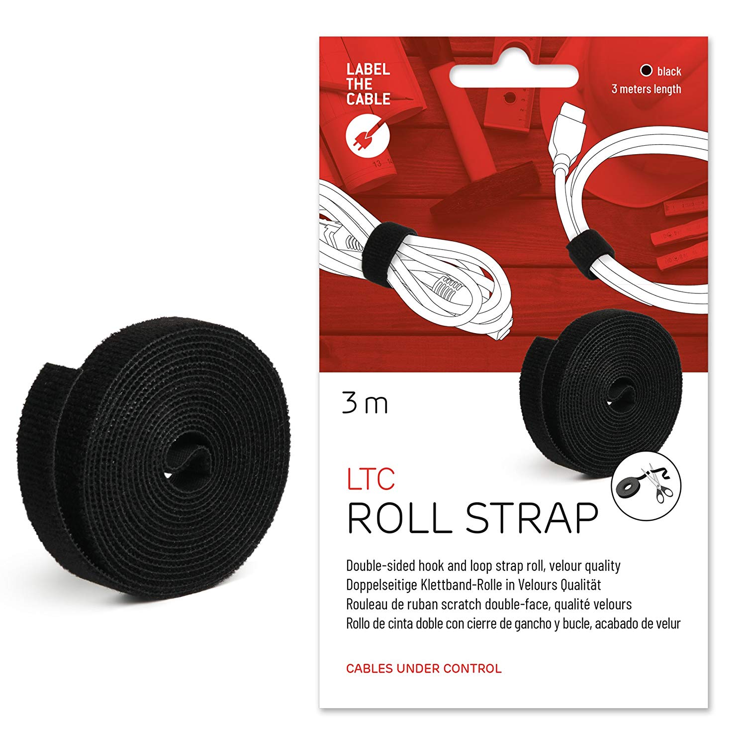 LTC Roll Strap packshot black